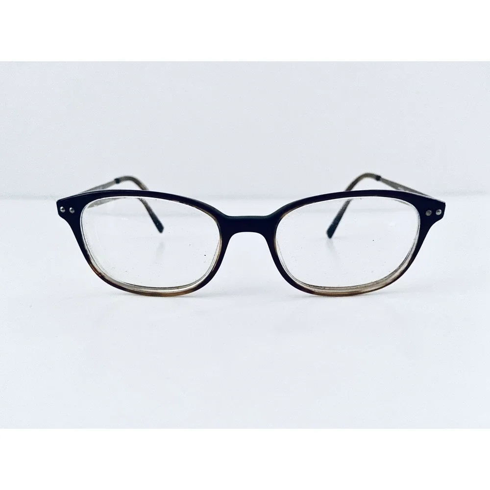 Kate Spade Brown Cat Eye Square Glasses W Gold Metal Temple Manuela 0ERV 140